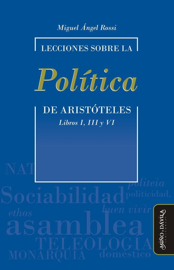 Lecciones sobre la "política" de aristóteles