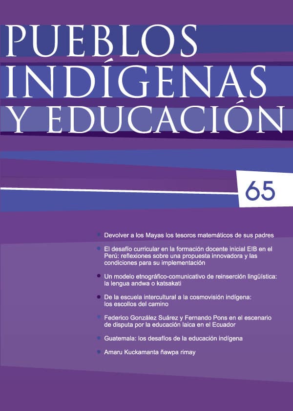 Pueblos indígenas y educación n. 65