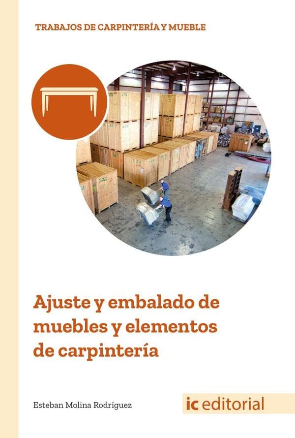 Ajuste y embalado de muebles y elementos de carpintería