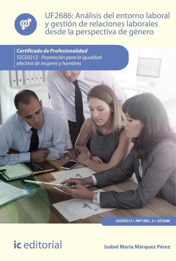 Análisis del entorno laboral y gestión de relaciones laborales desde la perspectiva de género. Ssce0212 - promoción para la igualdad efectiva de mujeres y hombres