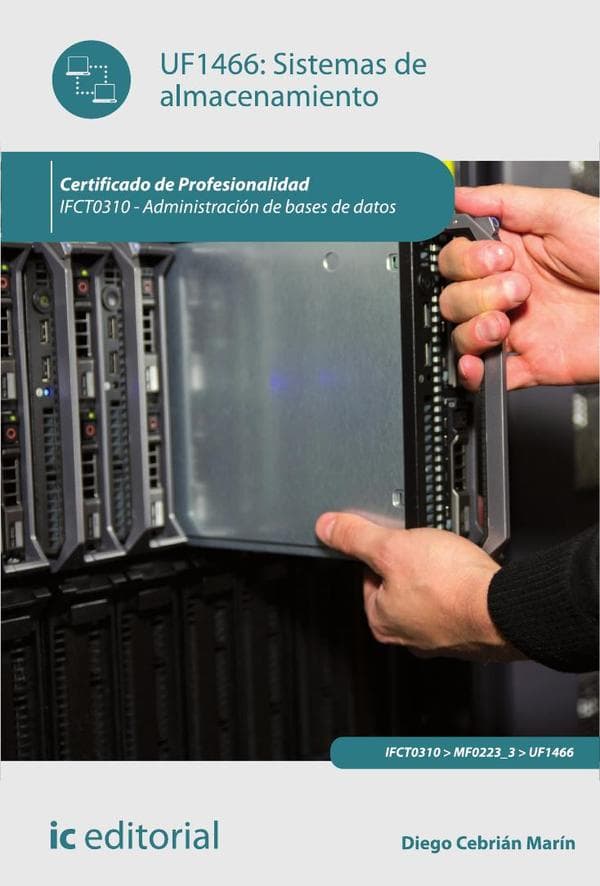 Sistemas de almacenamiento. Ifct0310 - administración de bases de datos