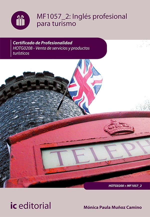 Inglés profesional para turismo. Hotg0208 - venta de productos y servicios turísticos