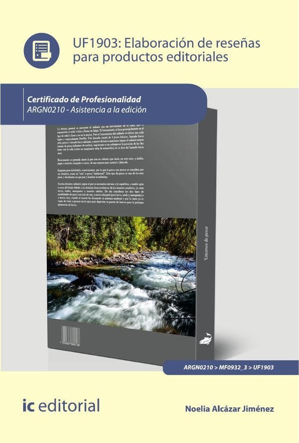 Elaboración de reseñas para productos editoriales. Argn0210 - asistencia a la edición