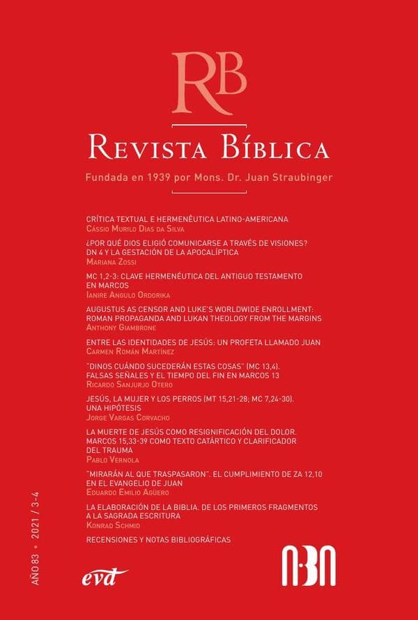 Revista bíblica 2021/3-4 - año 83