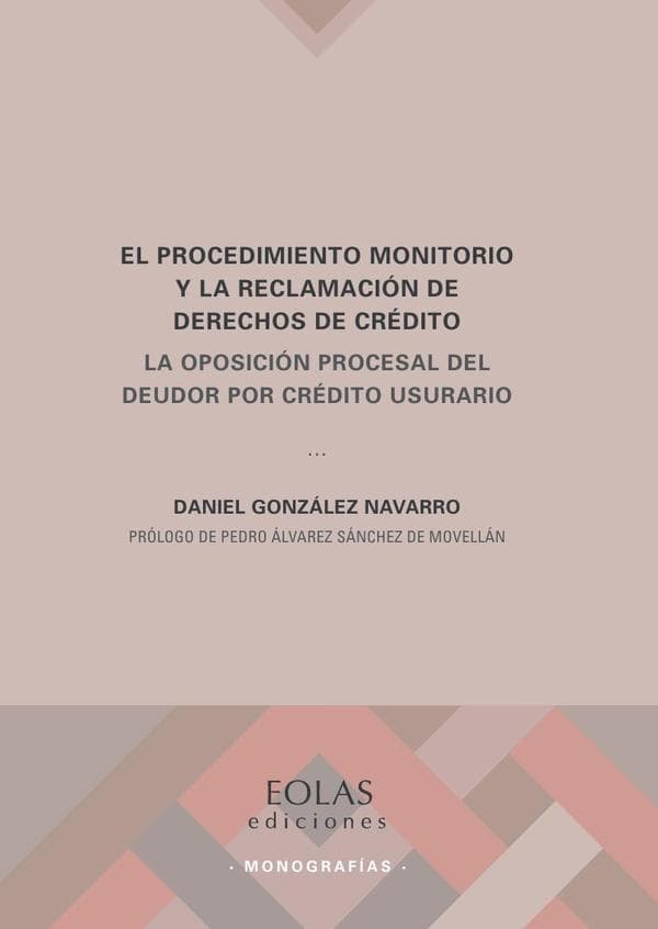 El procedimiento monitorio y la reclamación de derechos de crédito