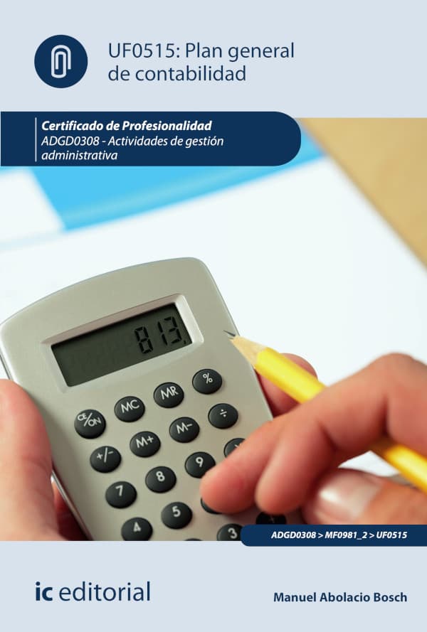 Plan general de contabilidad. Adgd0308 - actividades de gestión administrativa