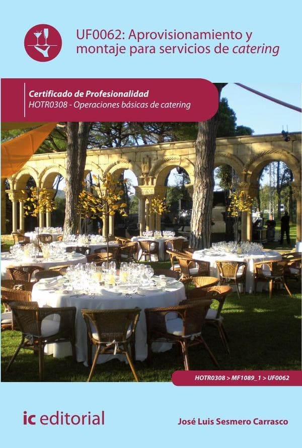 Aprovisionamiento y montaje para servicios de catering. Hotr0308 - operaciones básicas de catering