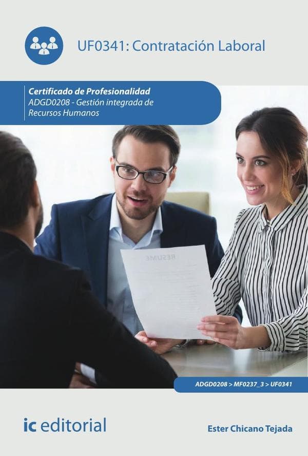 Contratación laboral. Adgd0208 - gestión integrada de recursos humanos